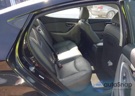 2013 Hyundai Elantra Limited z USA, uszkodzony, nr VIN KMHDH4AE3DU614403